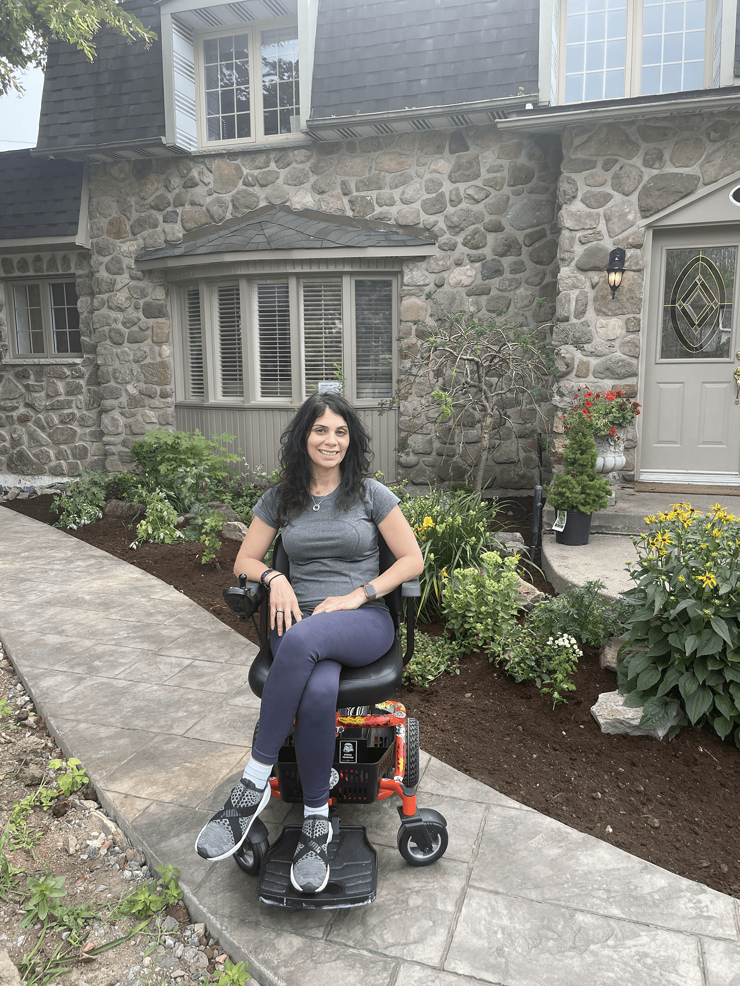 Anna Giannakouros on her Golden LiteRider Envy Power Wheelchair